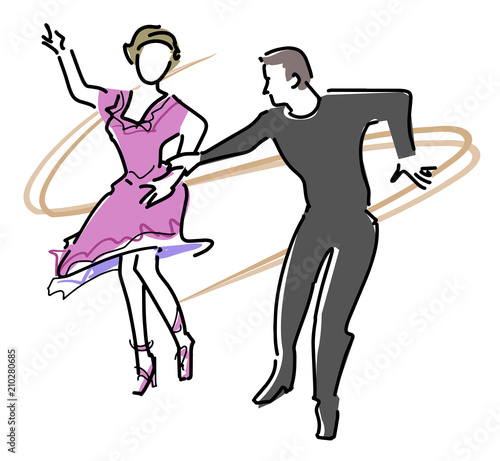 社交ダンスのアイコン