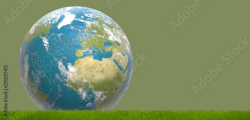 green blue world wide plane...
