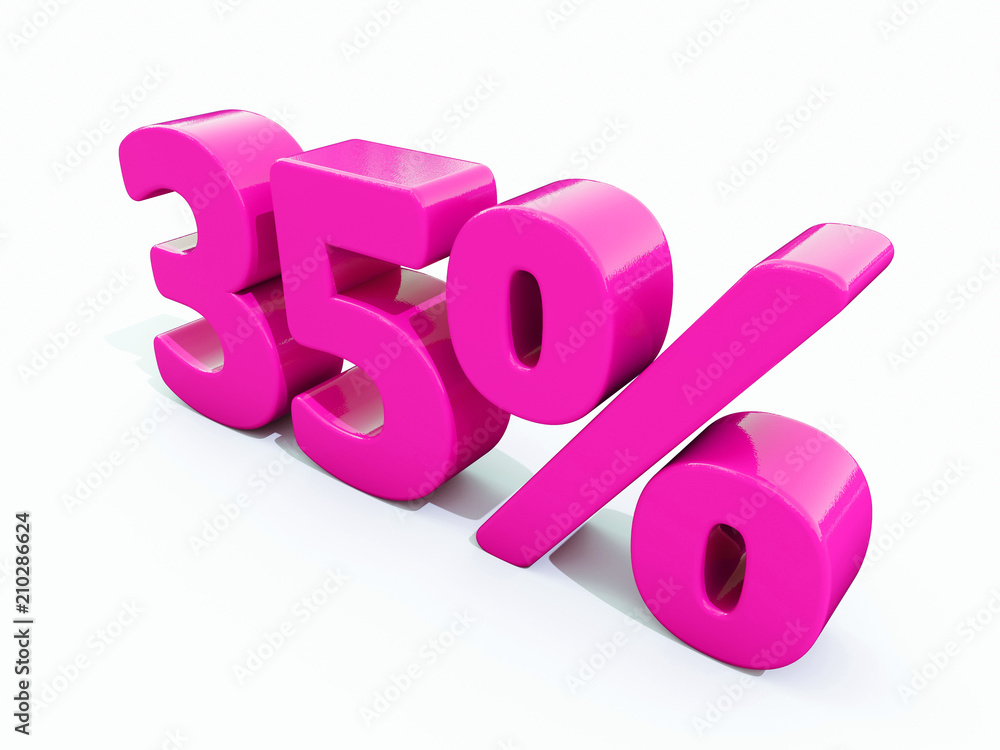 35 Percent Pink Sign 35 Percent Pink Sign