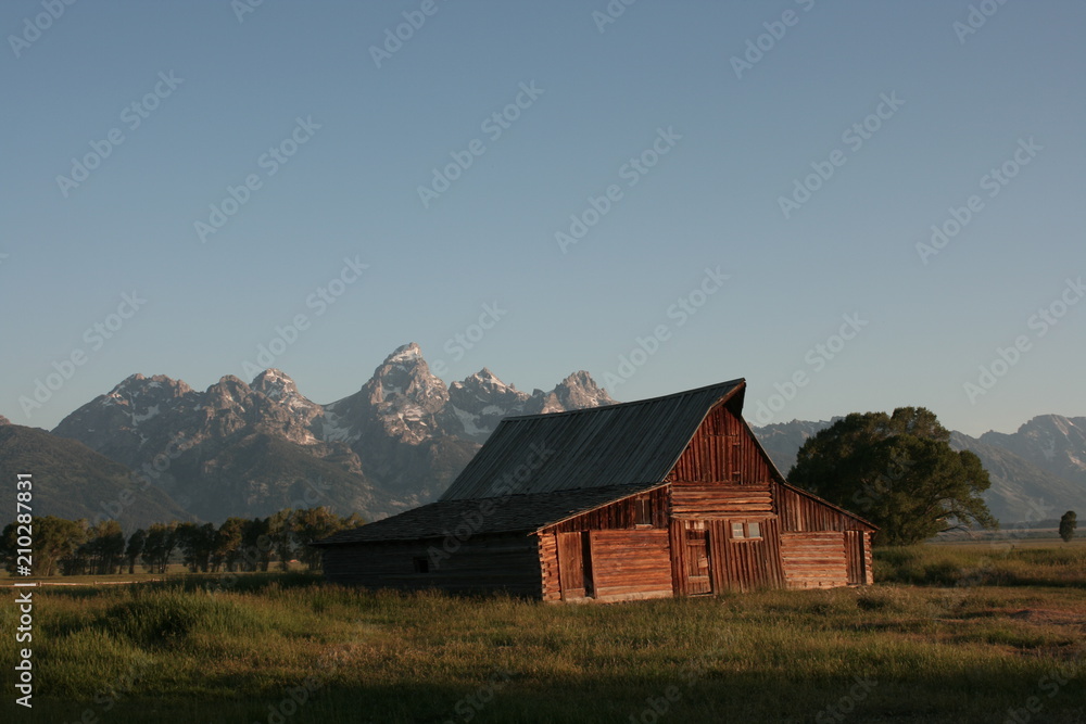 Barn around The Grand Teton National Park 8