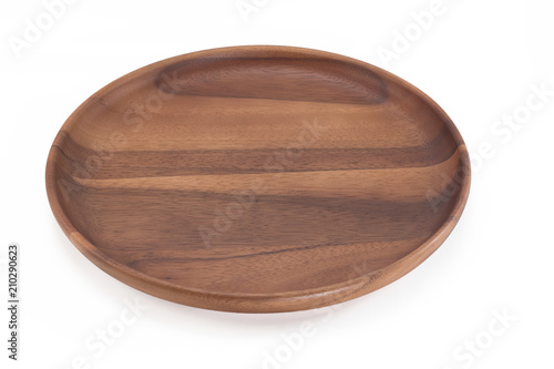 Wooden Chopping board isolated on white background