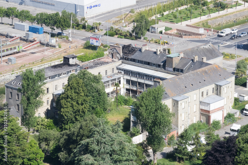 Fototapeta premium panorama de cherbourg