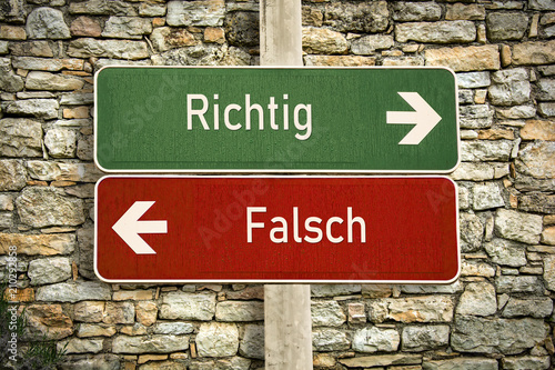 Schild 316 - Richtig