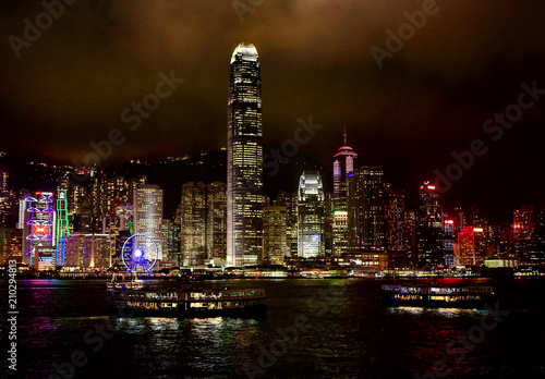 Hong Kong de nuit