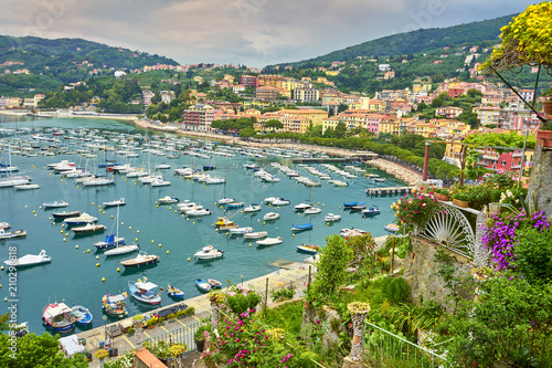 Town And Harbour Of Lerici Top View From the Towns Fortress - Li © Philippe