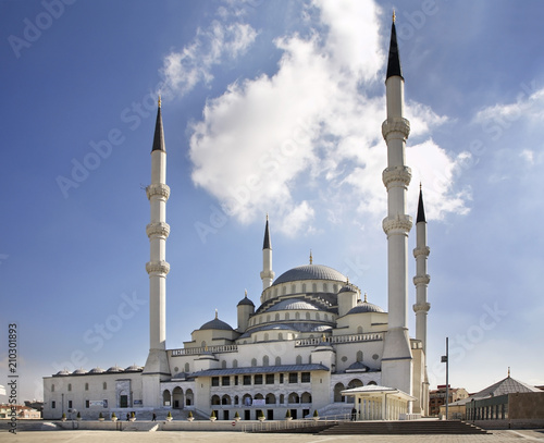 Kocatepe Mosque in Ankara. Turkey