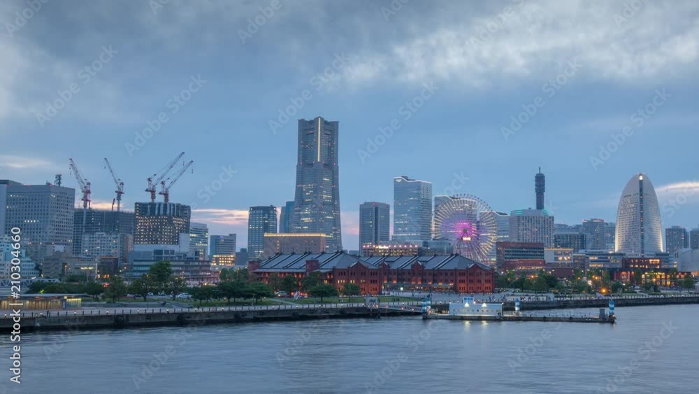 Yokohama waterfront skyline