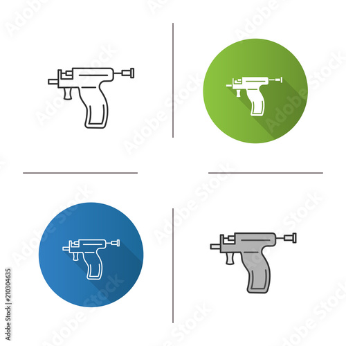 Piercing gun icon