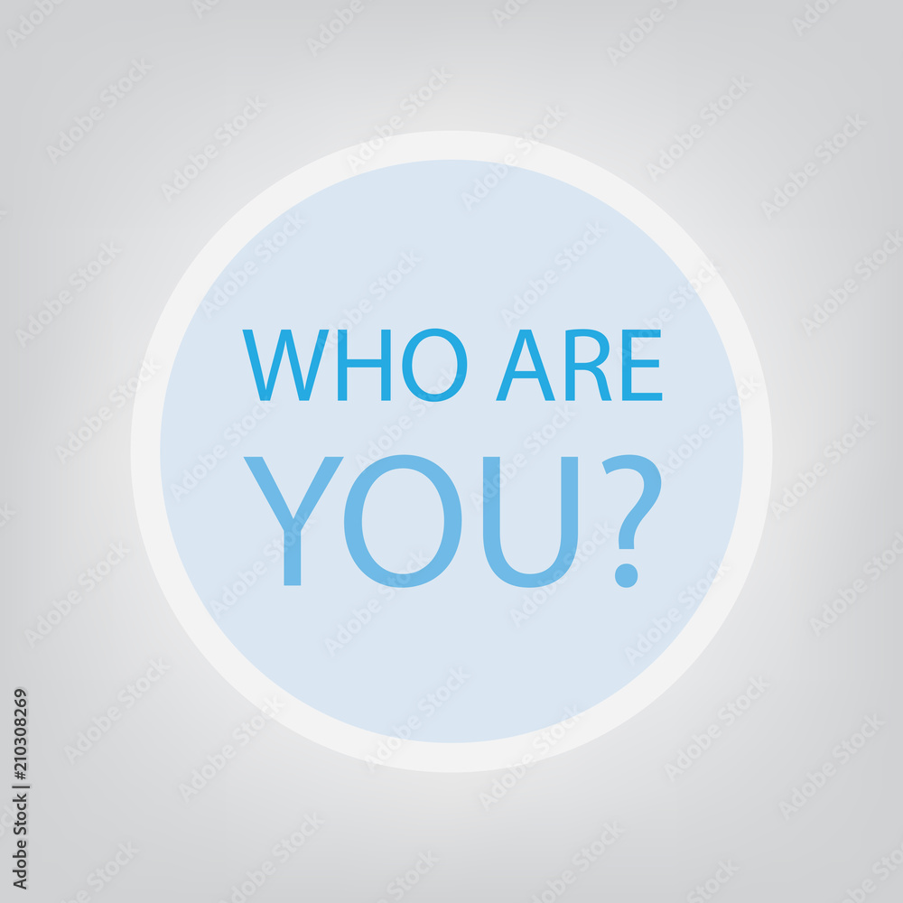 who are you concept- vector illustration who are you concept- vector illustration