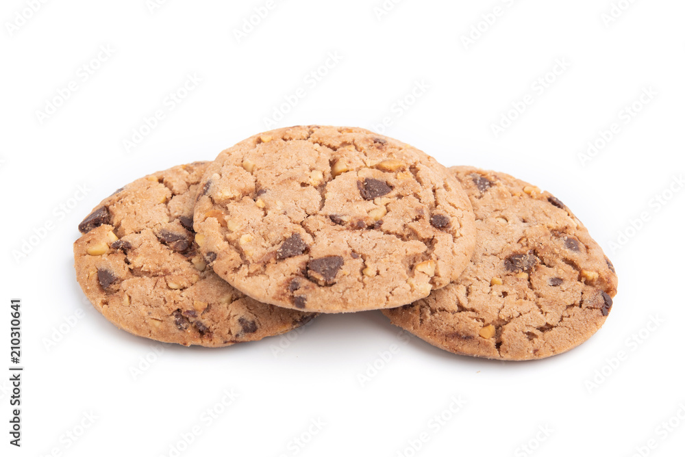 cookies isolated on white background. cookies isolated on white background.