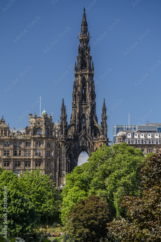 Obraz premium The Scott Monument