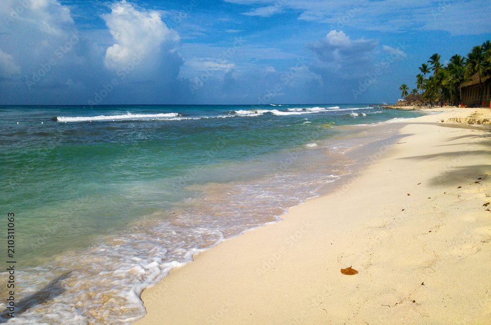 Stürmischer Strand