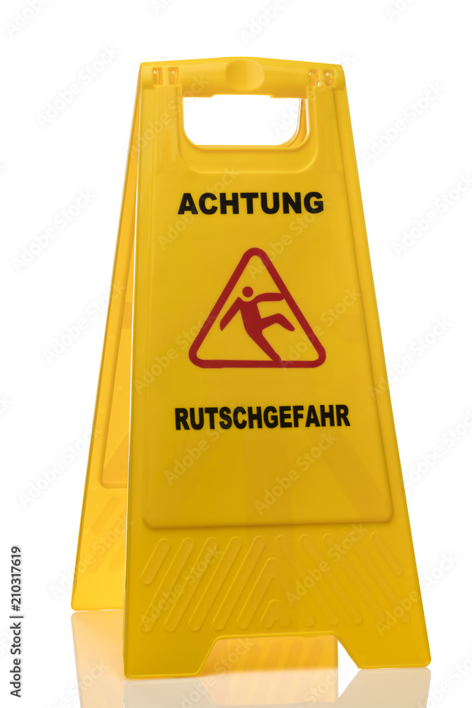Warnschild Vor Rutschgefahr - Jetzt Online Bestellen