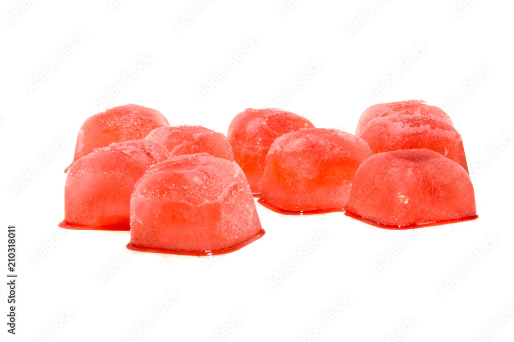 ice cubes isolated on white background ice cubes isolated on white background