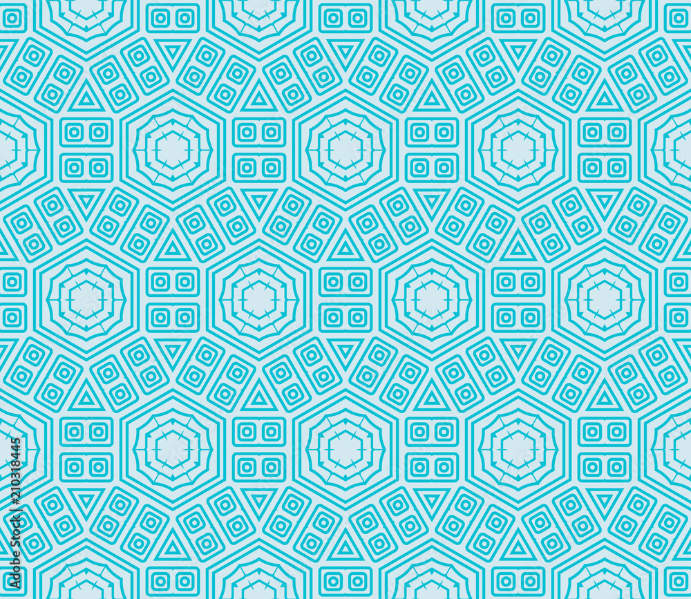 Fototapeta premium decorative geometric seamless pattern. vector illustration. for interior design, wallpaper, invitation.