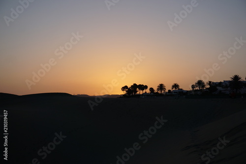 tramonto playa del ingles