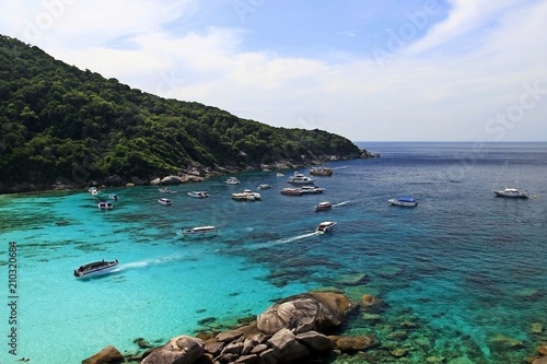 Similan Islands in the Andaman sea, in southern Thailand