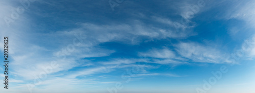 Canvas Print Blue sky background with clouds