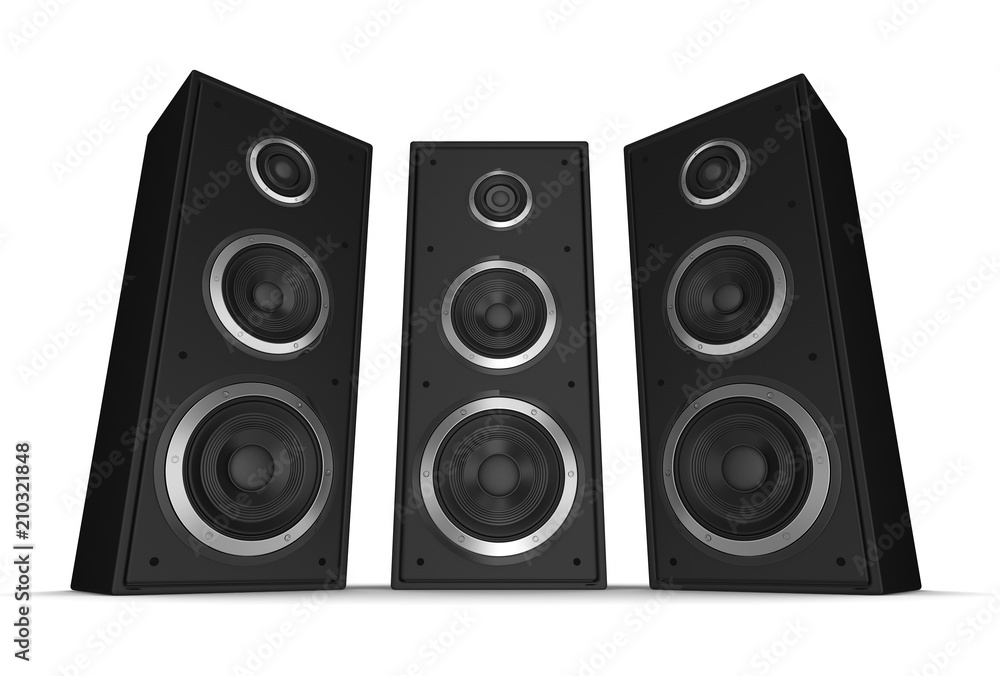 speaker concept 3d illustration speaker concept 3d illustration