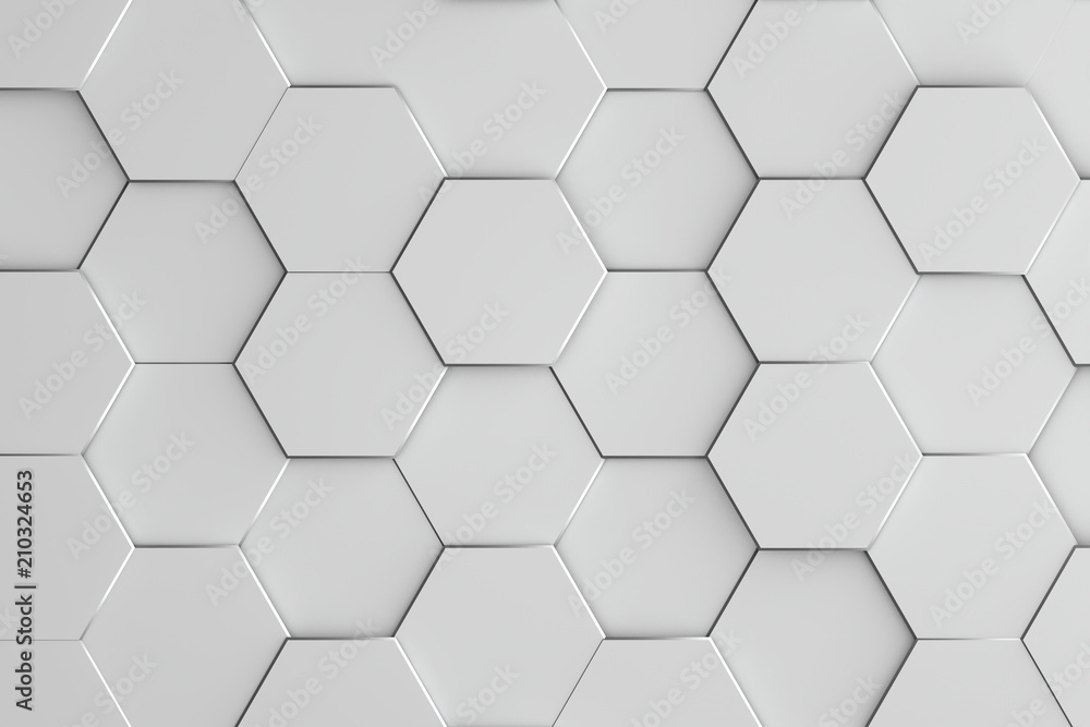Hexagonal background. 3d background Hexagonal background. 3d background