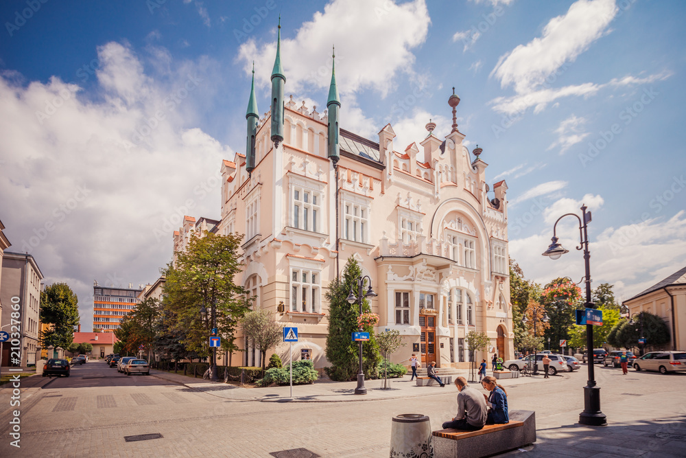 Obraz premium Bank PKO in Rzeszow, Poland
