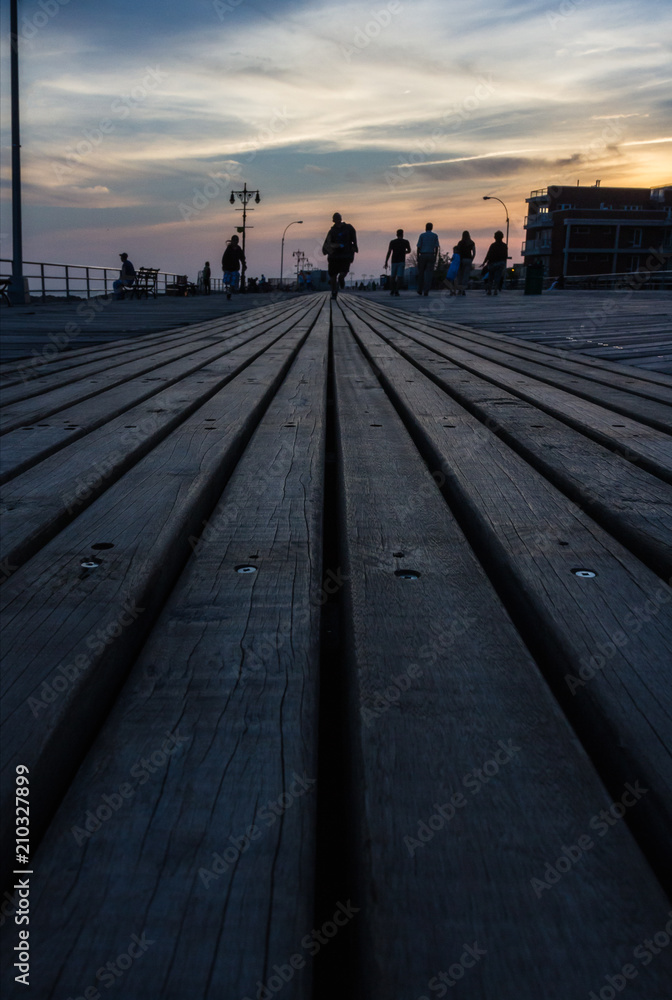 Fototapeta premium Bieganie po Boardwalk