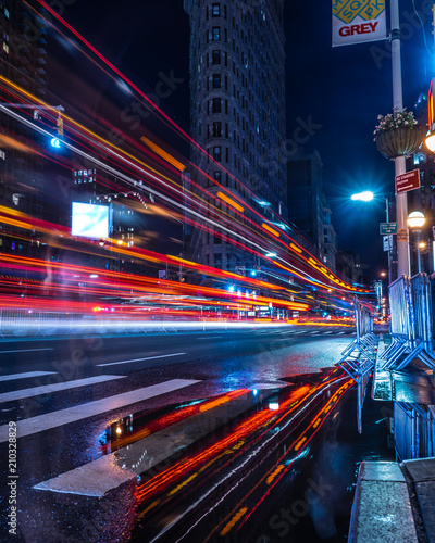 Light Trails in NYC