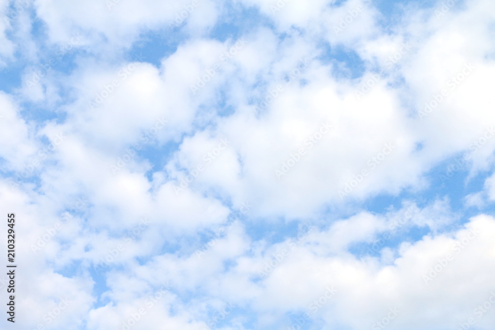 Obraz premium sky, sky blue fluffy clouds white, soft sky cloud background, cloudscape sky clear cloud