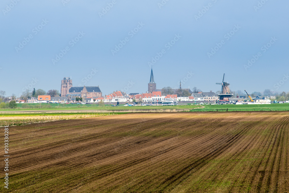 Cityscape of the acnient little city Amerongen along the river Rhine in the Netherlands Cityscape of the acnient little city Amerongen along the river Rhine in the Netherlands