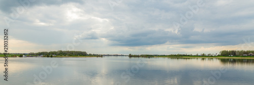 Lake landscape. View from the Island of Maurik in Gelderland, Netehralds © HildaWeges