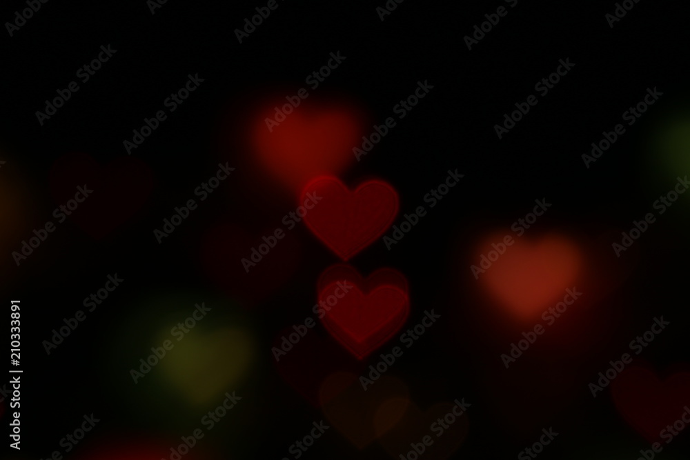 Valentine Red heart-shaped on black background Colorful lighting bokeh for  decoration at night backdrop wallpaper blurred valentine, Love background,  Lighting heart shaped soft night abstract Stock Photo | Adobe Stock