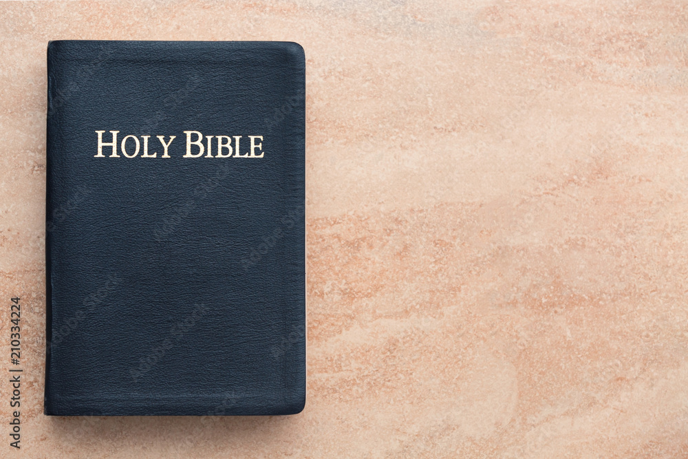 Obraz premium Holy Bible on Sandstone