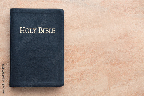 Canvas Print Holy Bible on Sandstone