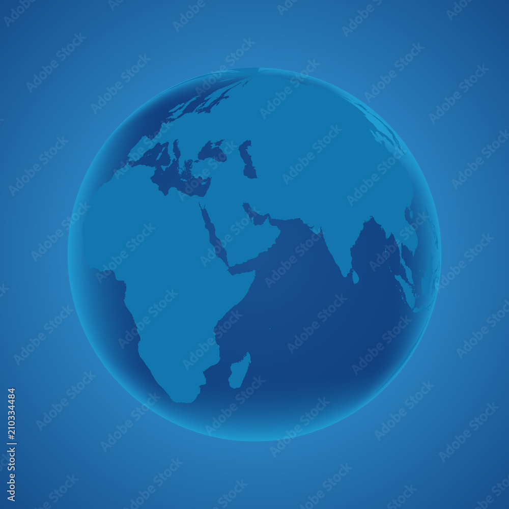 Fototapeta premium Globe earth planet