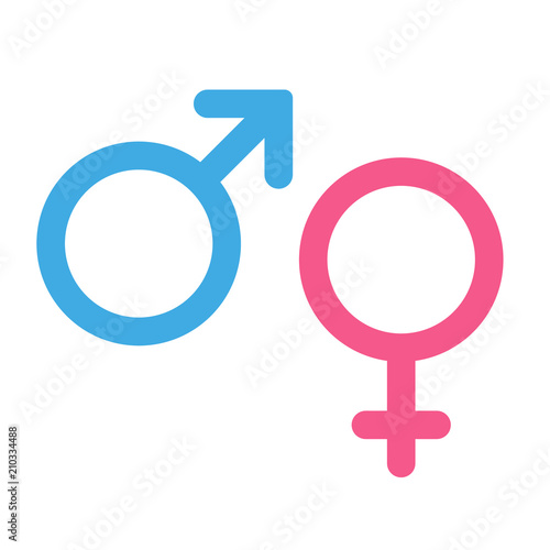 Female and male icons