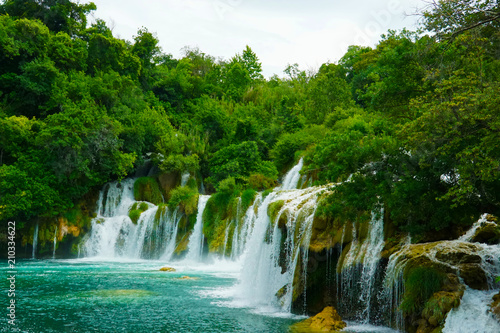 Waterfalls at Krka in Croatia