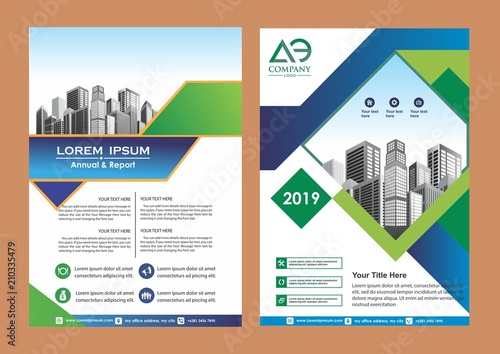 cover  layout  brochure  magazine  catalog  flyer for company or report
