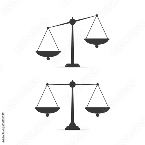 Scale icon sign