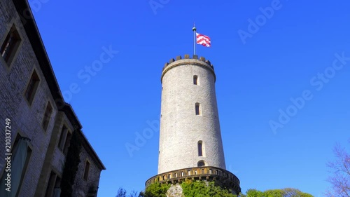 Wallpaper Mural Turm von der Sparrenburg Stadt Bielefeld in Westfalen Deutschland  Torontodigital.ca