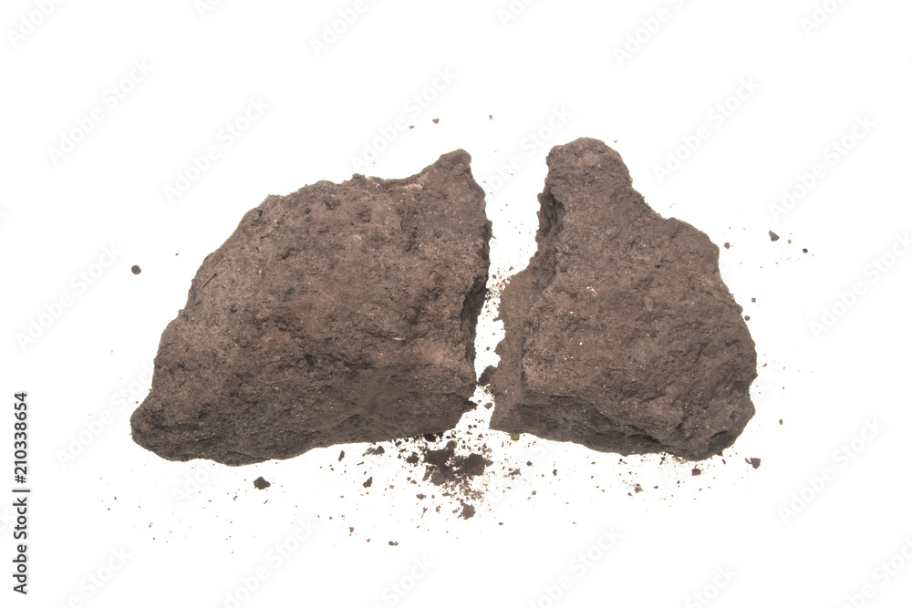 piece of land isolated on white background piece of land isolated on white background