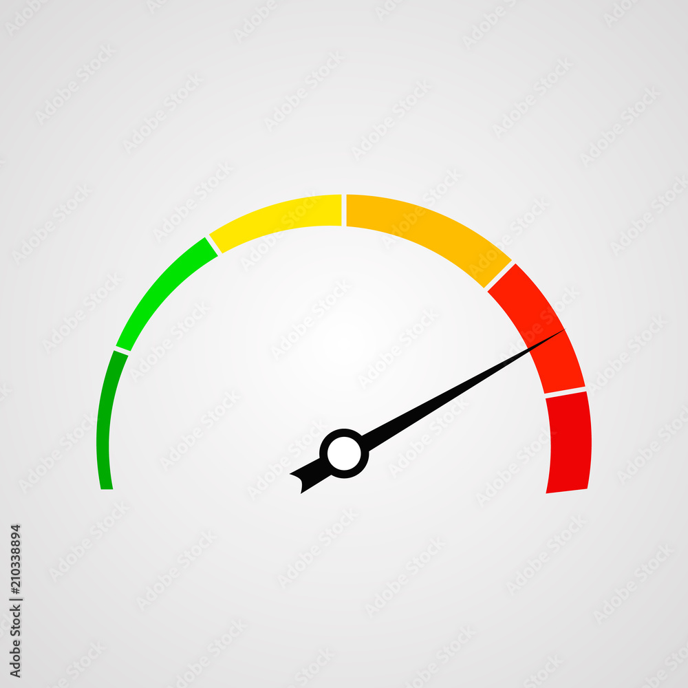 Credit score speedometer Credit score speedometer
