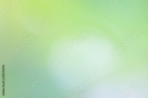 Background soft light green blurry pastel color, Green gradient graphic abstract art bright