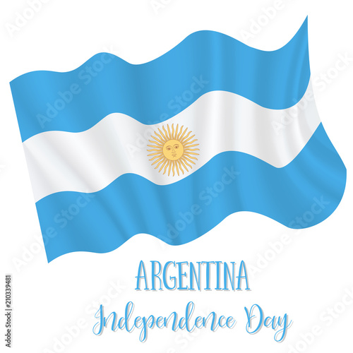 9 July, Argentina Independence Day background