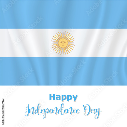9 July, Argentina Independence Day background