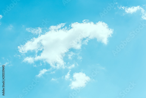 full frame image of bright blue cloudy sky background