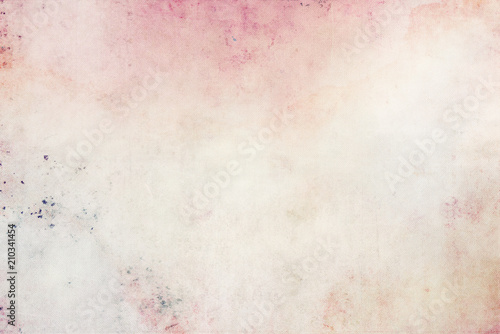 Beautiful romantic background in watercolor light colors canvas texture