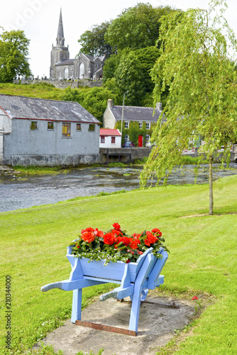 wheel barrow at castletownroche park and church