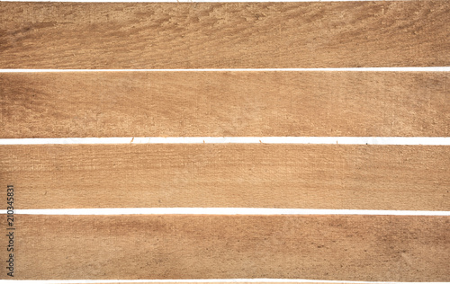 wooden slats on a white background © Bohdan