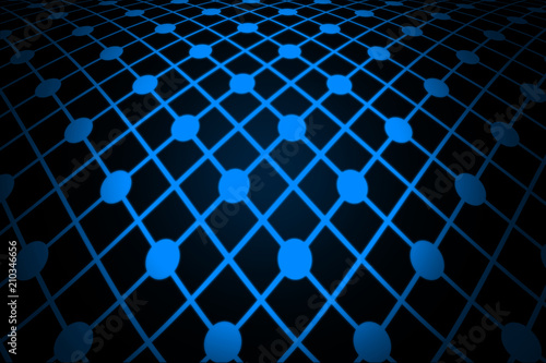 Abstract grid background with blue color