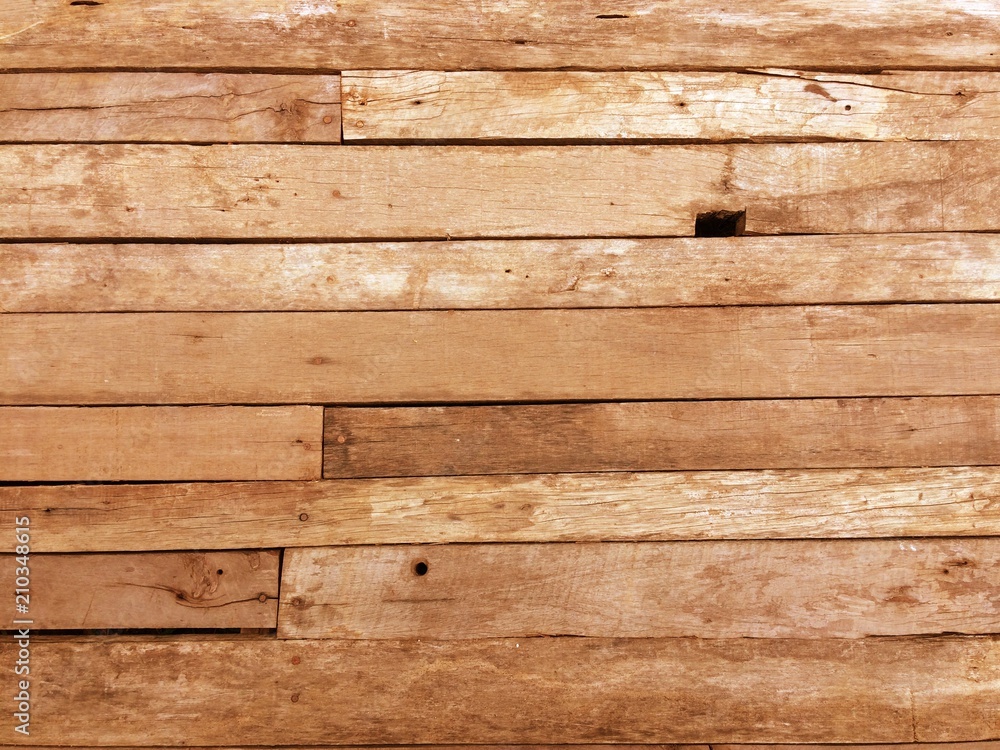 Naklejka premium Old wood background Suitable for background design.